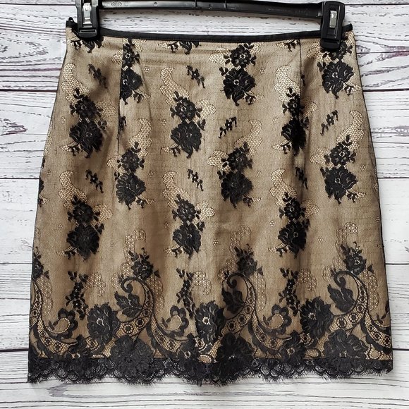 Marks & Spencer Dresses & Skirts - 3/$25 Black Lace Mini Skirt